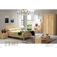 Three stars Hotel room furniture sets with bed and wardrobe