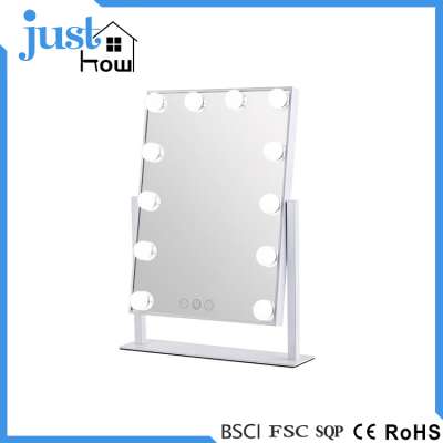 Hollywood Style Makeup Cosmetic Mirrors with Lights, White