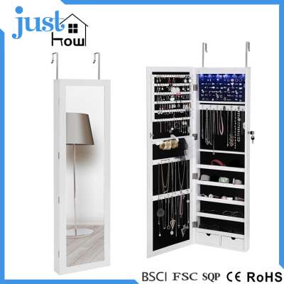 Wall Bedroom Dressing Mirror Jewelry Cabinet