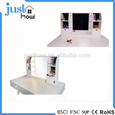 LED Wooden Dresser Modern Designs Mirrored Dresser With Drawers