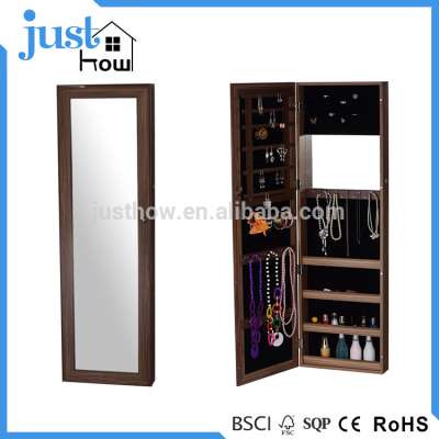 Wall Recessed Jewelry Cabinet For Makeup